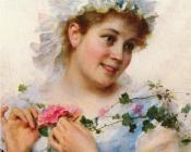 费德里科 安德烈奥蒂 : A Young Girl With Roses